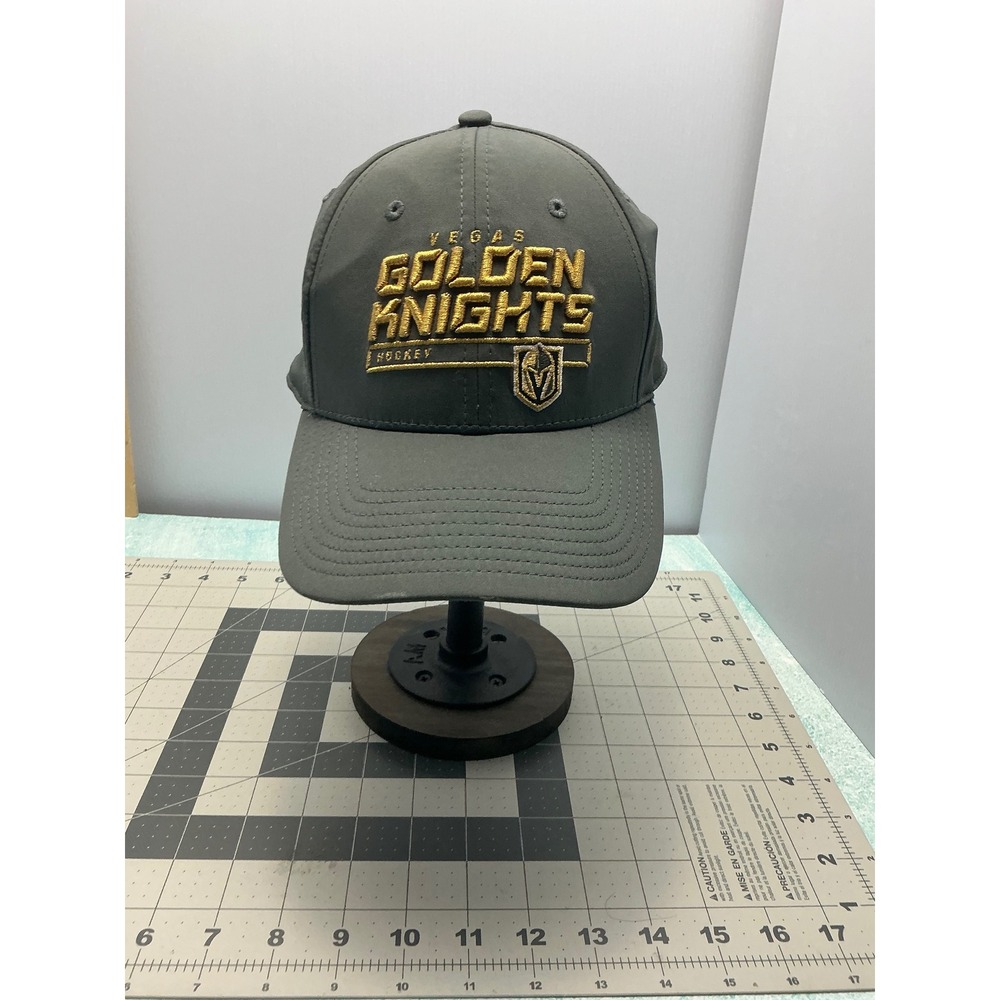 Fanatics Vegas Golden Knights‎ NHL Hockey Hat Gray Gold Authentic Pro Adjustable